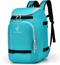 Ski Boot Bag,50L Waterproof Ski Boot Travel Backpack for Snowboard Boots, Skiing