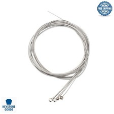 Stainless Steel 4-String Bass Guitar Strings Set - Durable, Adjustable Gauge,...