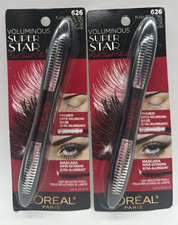 2PK Voluminous Super Star Mascara ~ 626 Flash-Reflecting Black ~ NEW ~ FAST SHIP