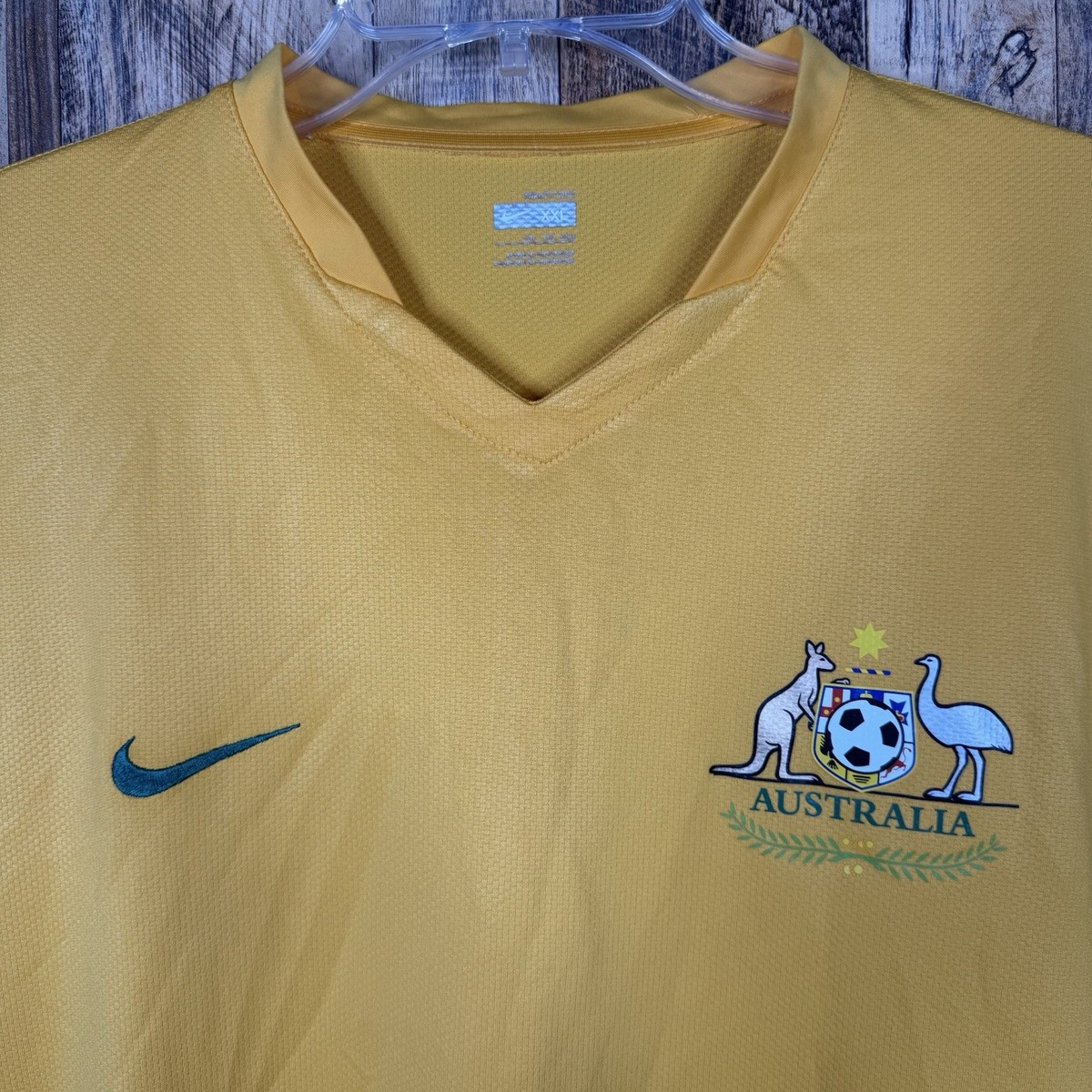 Australia 2006 Home Soccer Football Jersey Nike 106220-700 Men's