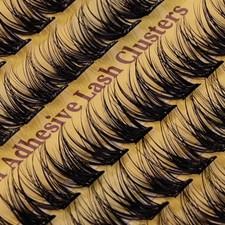 Type 1 Segmented False Eyelashes Set Individual Lash Clusters Kit Glue-Free HOT