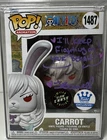 Funko Pop! One Piece Carrot #1487 Glow Chase Signed & Quoted By Tia Ballard COA