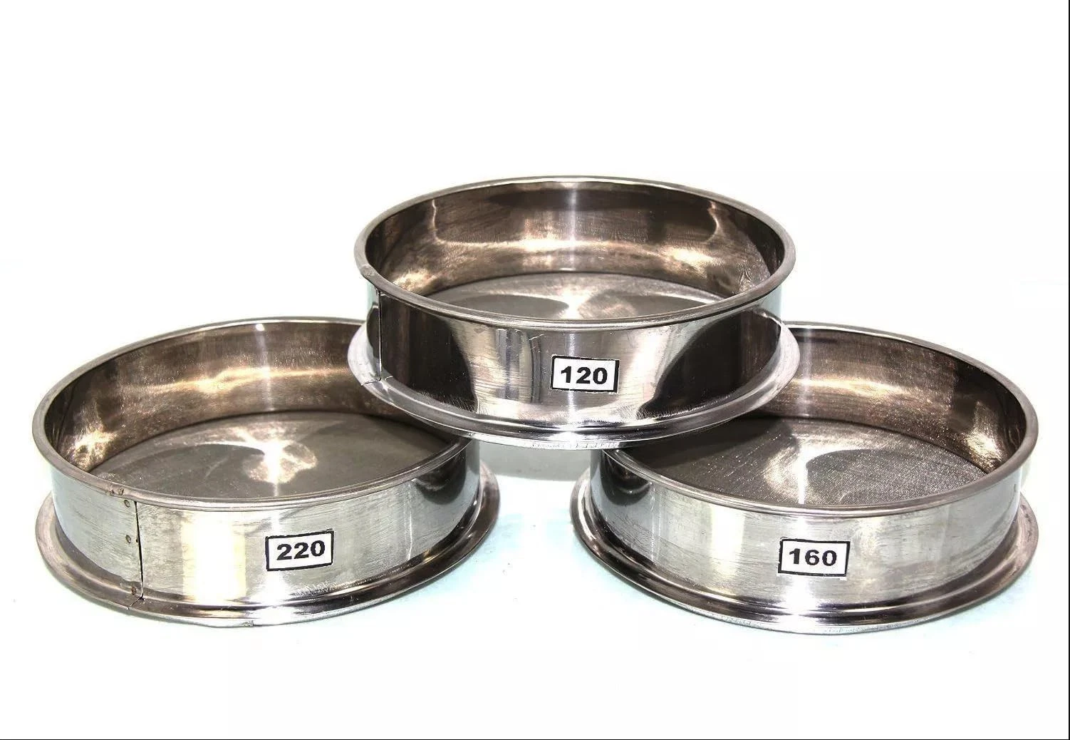 Aluminum Herbal Pollen Hash Extractor Stackable Sifter, Fine Mesh, Stainless ...