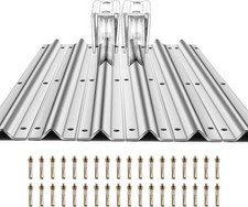 36 FT V-Track Galvanized Inverted V Track Sliding Gate Rollers W/ Hardware Kit