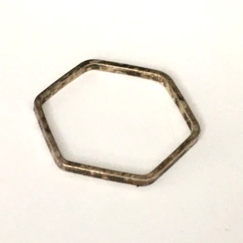 Vintage Ring tested 925 STERLING SILVER Size 4 Dainty Band Jewelry lot y