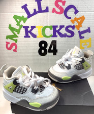 NIKE AIR JORDAN RETRO 4 'LIGHT LEMON TWIST' toddler size 5c