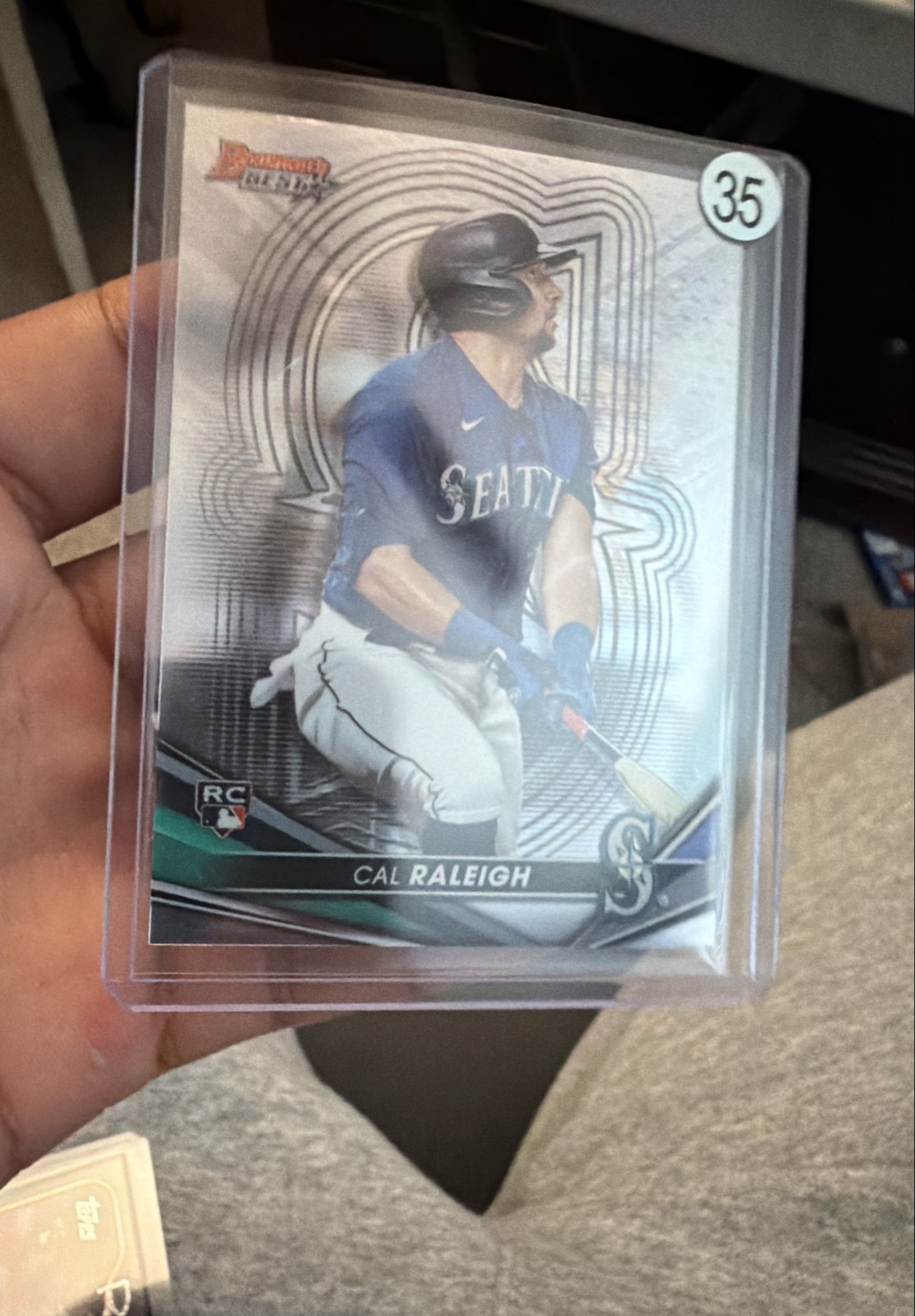 2022 Bowman's Best - Cal Raleigh #6 Refractor (RC)