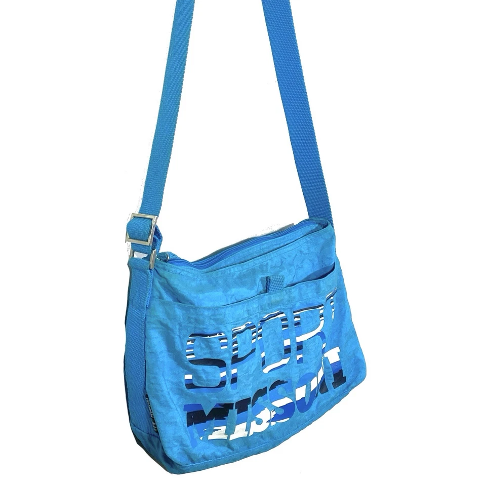 Sacoche Bleu Vintage Missoni (Sport) - Photo 2/4