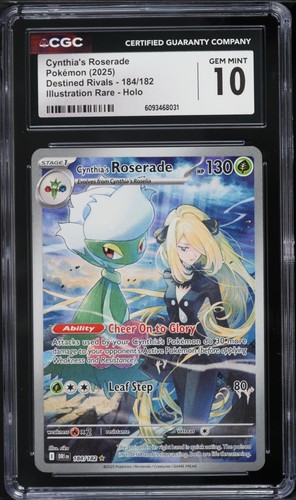 Cynthia's Roserade graded CGC 10 for sale on eBay