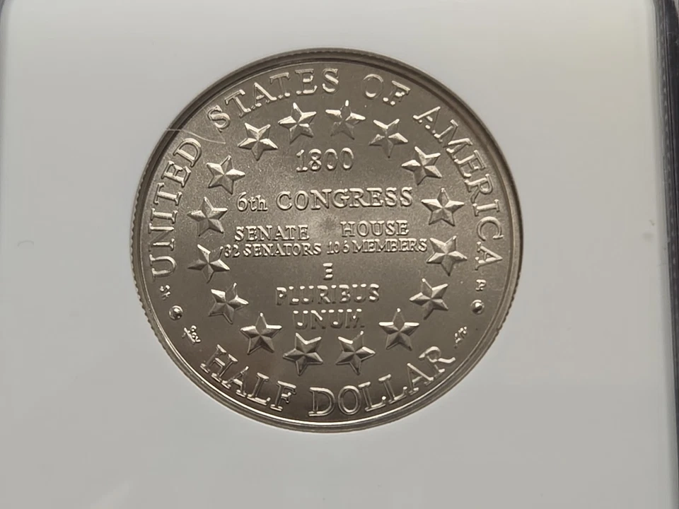 2001 P US Capitol Visitor Center Commemorative Half Dollar 50C NGC MS 69 MS69 - Image 3 of 4