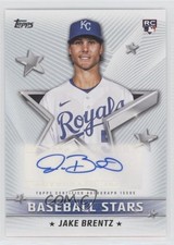 2022 Topps Series 1 Baseball Stars Auto Jake Brentz #BSA-JB Auto 1u6