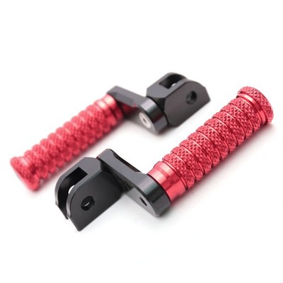 POLE 1.5 inch Extended Front Foot Pegs Red For Spyder RS Models 08-12 13 14 15