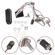 3 Band EQ Preamp Circuit Guitar Dual Potentiometer For Active Bass Pickup