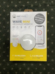 AIRTHINGS WAVE MINI Battery Operated Smart Indoor Air Quality Monitor Brand New 