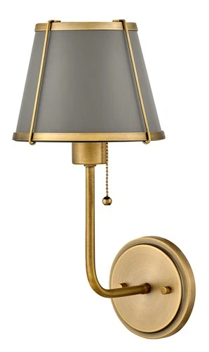Hinkley Lighting 4890 Clarke 1 Light 16" Tall Wall Sconce - Lacquered Dark Brass - Picture 1 of 12