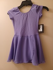 New Bloch Lavender Dance Dress Size 12 Girls