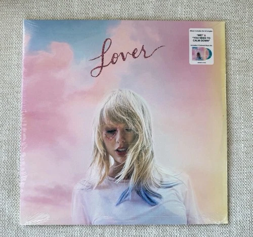 Taylor Swift - Lover Record, 2019 Pink Blue Vinyl LP NEW Sealed