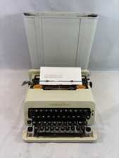 Selten -maschine Schreiben Olivetti Valentine Weiß Azerty Revissée Netoyée