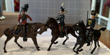 Vintage Britain's Toy Soldiers 2 Hussars on horse with 1 Queen, vg condition 3 