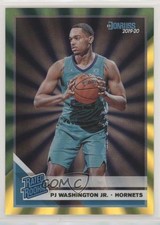 2019 Panini Donruss Rated Rookie Holo Green & Yellow Laser PJ Washington Jr 1u6