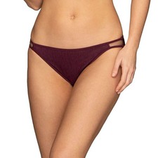 Women's Vanity Fair Lingerie Illumination String Bikini Panty 6/M Purple