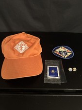 Lot Of Vintage Knights Of Columbus Memorabilia. Includes Hat, Patch, And 3 Pins