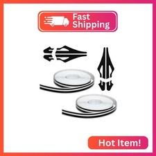 2 Rolls 32Ft Car Vinyl Pinstriping Tape Stripe Decal, DIY Car Body Side Stripes