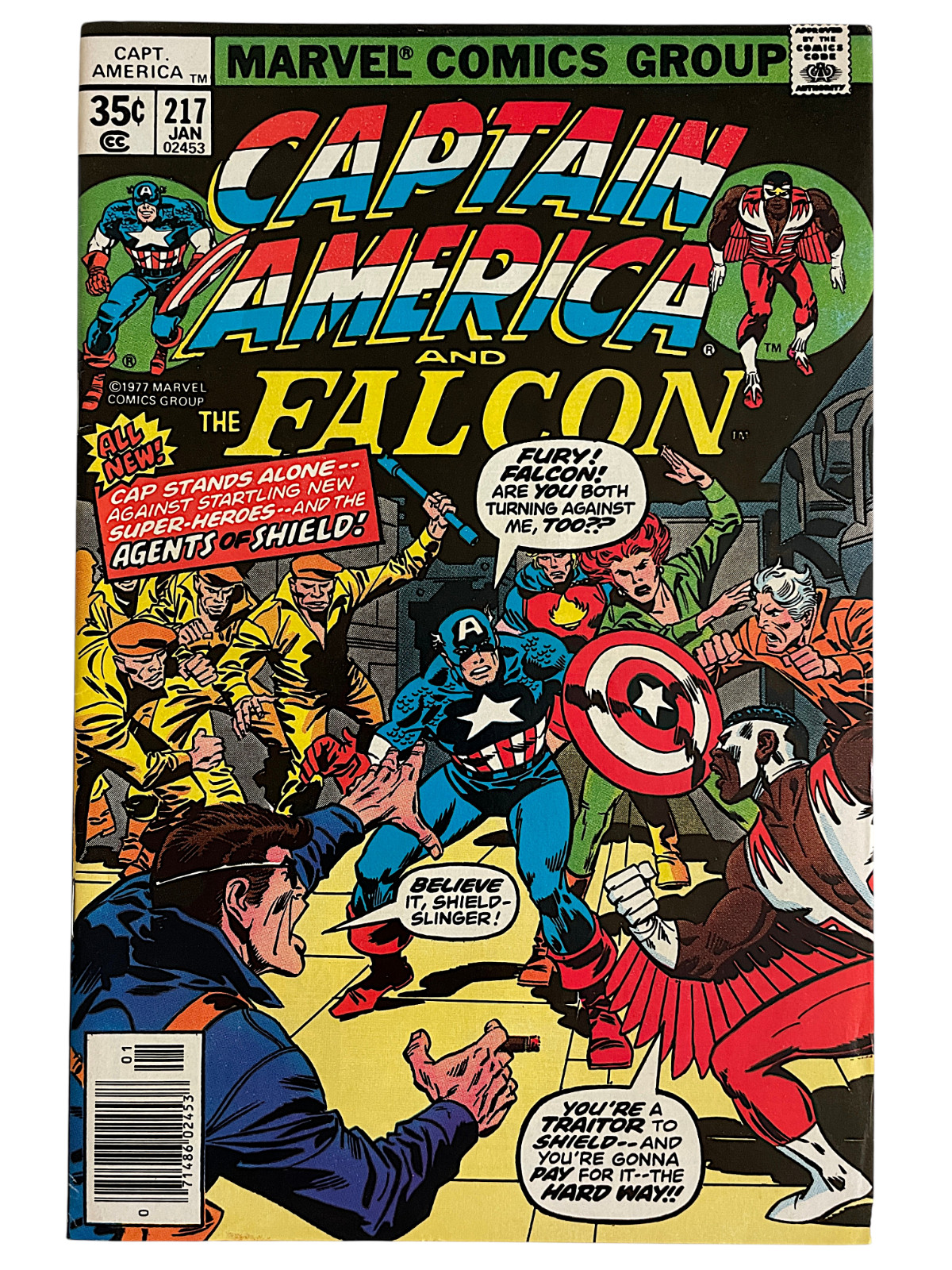 Captain America 217 Marvel 1978 1st Appearance Quasar