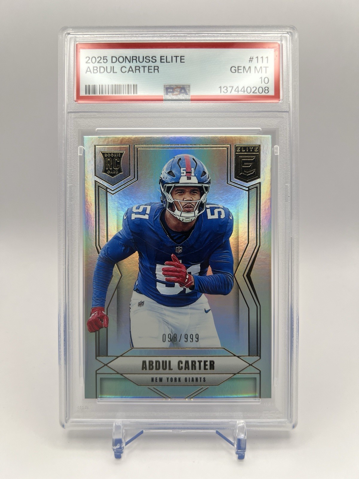 Abdul Carter Panini Donruss Elite #111 Base
