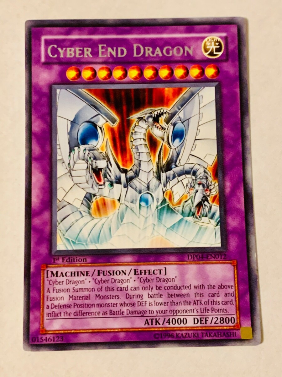 Yugioh TCG Cyber End Dragon DP04-EN012 1st Edition Rare LP | eBay