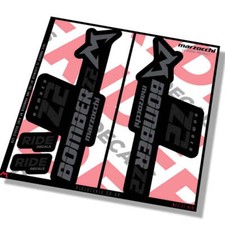 Marzocchi Z2 2021 Fork Decals - Black - Licensed by Marzocchi