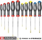 Facom ATW.J10 10 Piece ProTwist Screwdriver Set - Slotted, Pozi & Phillips