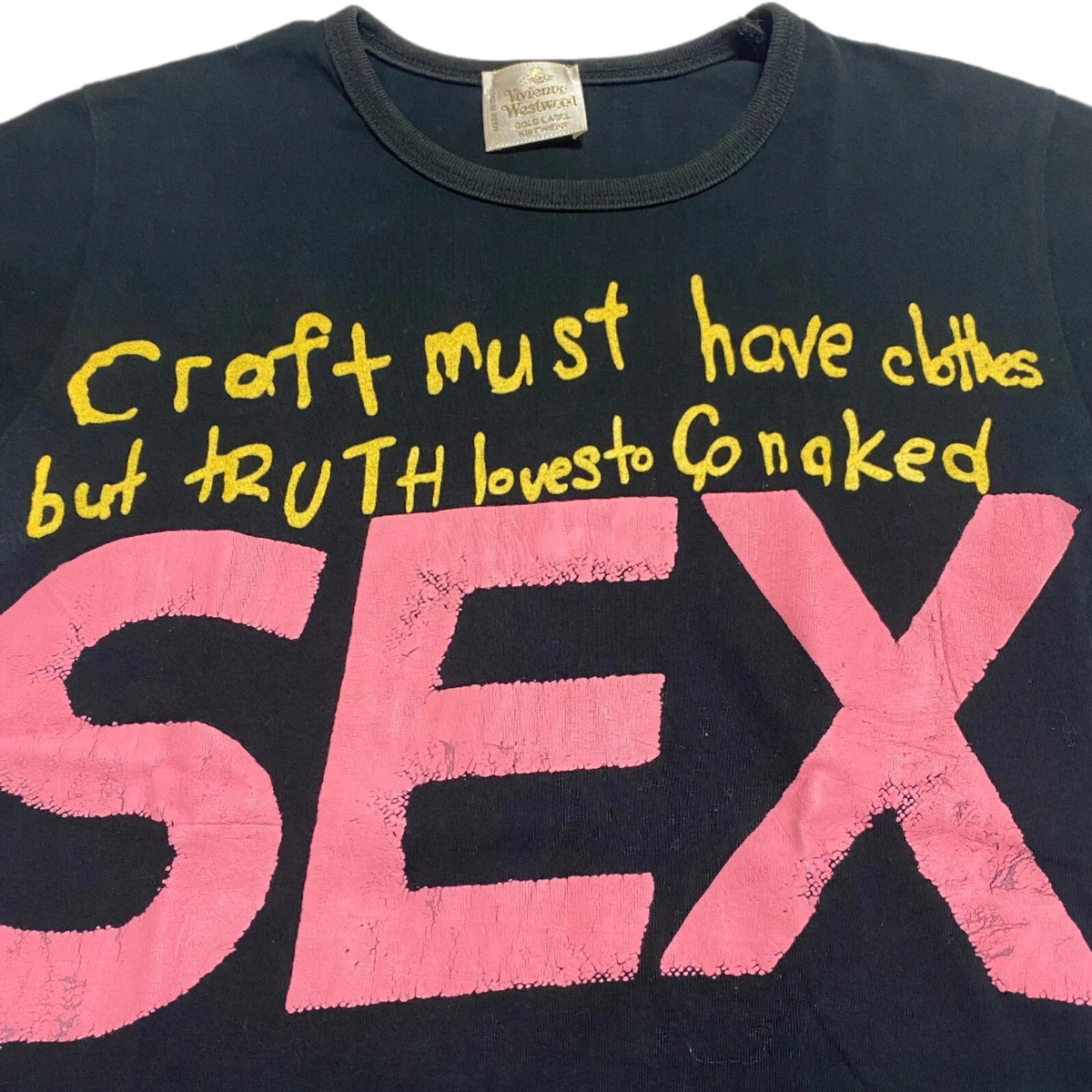 Vivienne Westwood Gold Label Sex Seditionaries Punk T-shirt