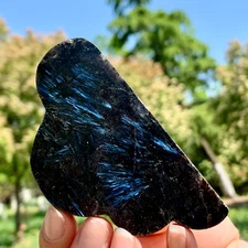 70G Natural beautiful Fireworks stone Crystal Rough slices specimens cure