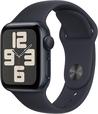 Apple Watch SE 2. Gen GPS 40mm Alu Mitternacht Sportarmband S/M Neuwertig Rechg.