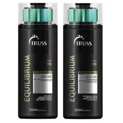 TRUSS Equilibrium Shampoo and Conditioner Set Bundle