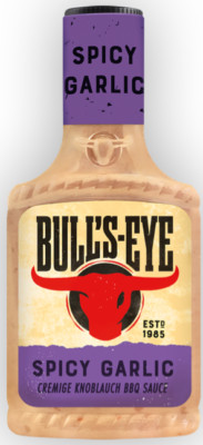 Bulls Eye BBQ Spicy Garlic Knoblauch Barbecue Sauce - 300 ml