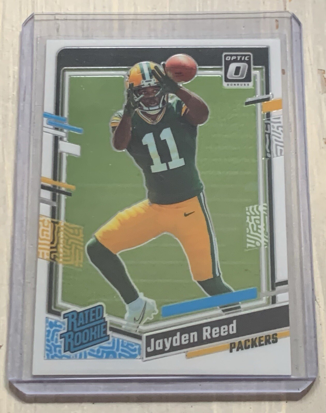 Jayden Reed - 2023 Panini Donruss Optic Football Rated Rookie - #239 - Packers