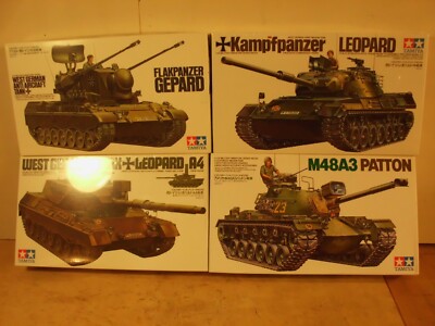 TAMIYA Konvolut 4 Panzer 1:35 NOS Qualität frühe Bundeswehr / US Army
