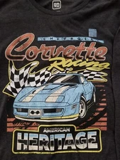 GM Officially Licensed Men’s Shirt Gray Size XXL Corvette Chevrolet NWT