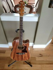 Hohner Dk500 Exotic All Koa Acoustic Electric Guitar  