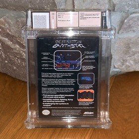 New NES Destination Earthstar Factory Sealed WATA 9.6 Graded Nintendo Game