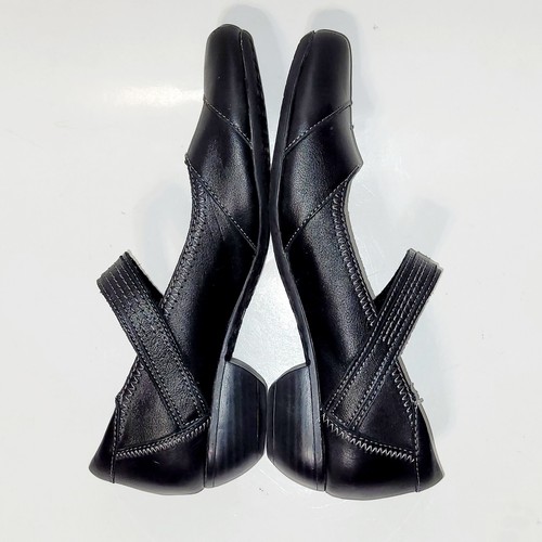 Taos Virtue Vir-13336A Slip On Mary Jane Black Leather Comfort Shoes Wm 38EU 7US - Picture 18 of 21