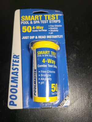 Poolmaster 22211 Smart Test 4-Way Pool Test Strips A5