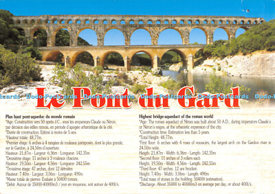 D048209 Le Pont du Gard. Plus haut pont aqueduc du monde romain. Highest bridge