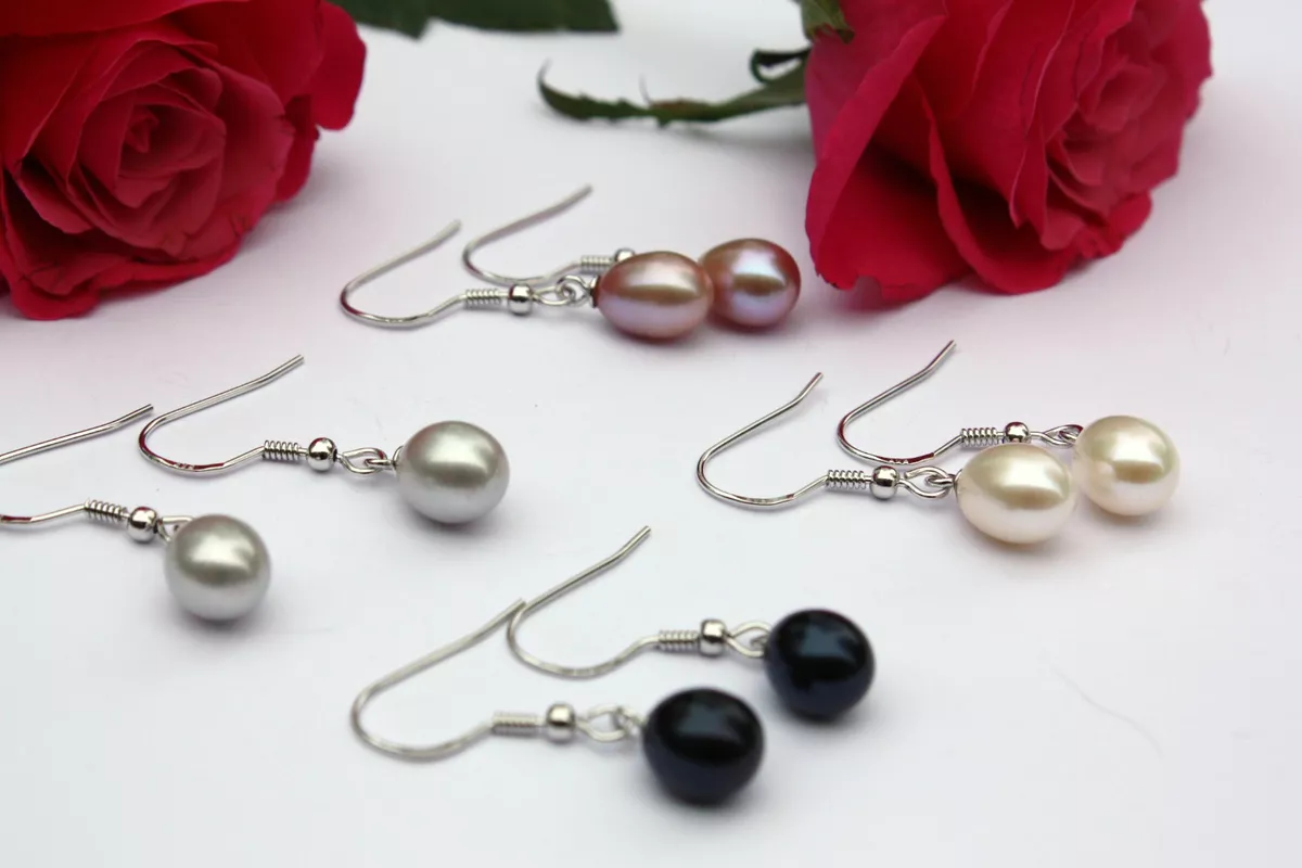 Types of deals pearl earrings