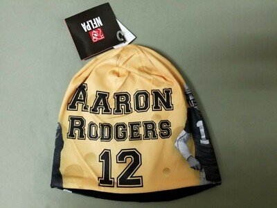New NFLPA Green Bay Packers Aaron Rodgers beanie knit cap