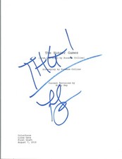 Francis Lawrence Signed Autographed THE HUNGER GAMES Screenplay Script COA 