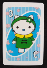 Hello Kitty Uno Card Blue 3