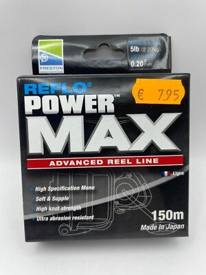 Preston Reflo Power Max monofile Schnur